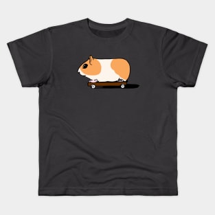 Guinea Pig Skateboard Kids T-Shirt